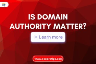 Domain Authority of a website