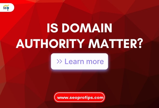 Domain Authority of a website